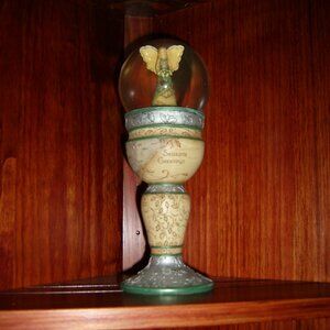 Elements Season's Greetings 82033 Christmas Angel Snow Globe Pavilion Gifts 2007